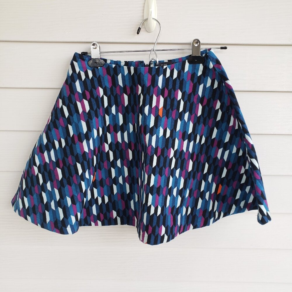 Kate Spade Saturday A-line canvas mini skater skirt